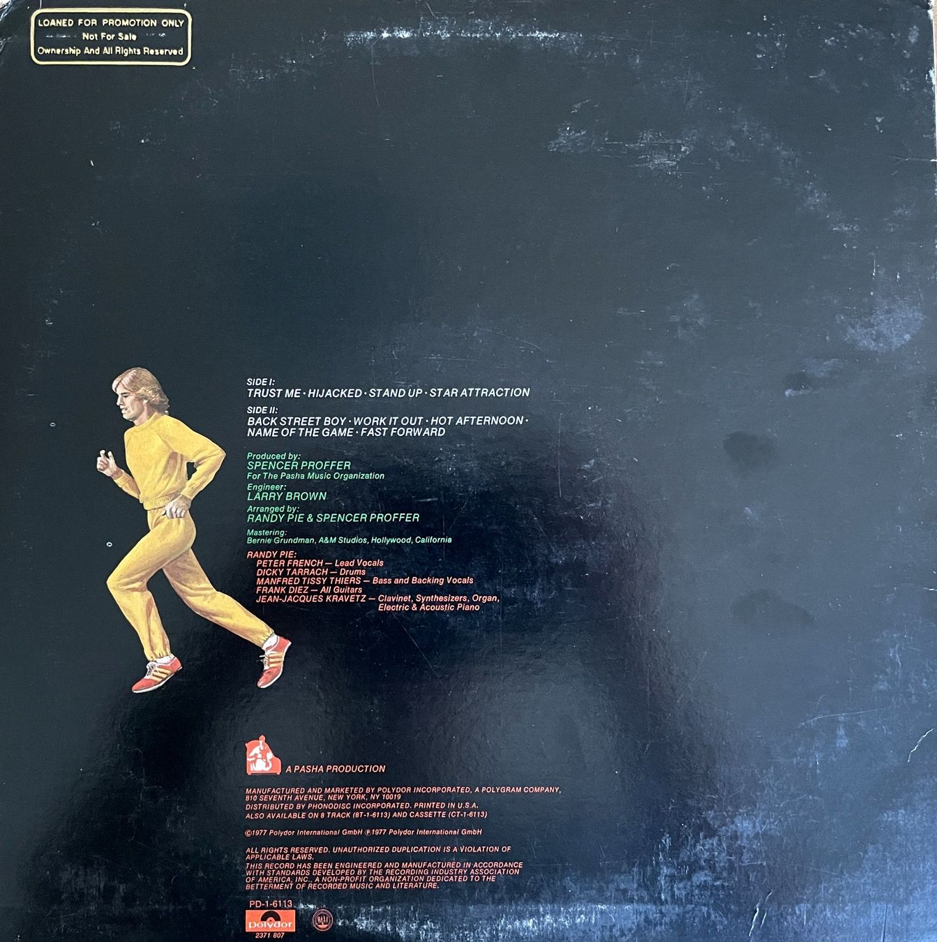 Dischi in vinile: Randy Pie - Fast/Forward - Promotion Copy – Usato da Savagnier venduto da Ne2065 1