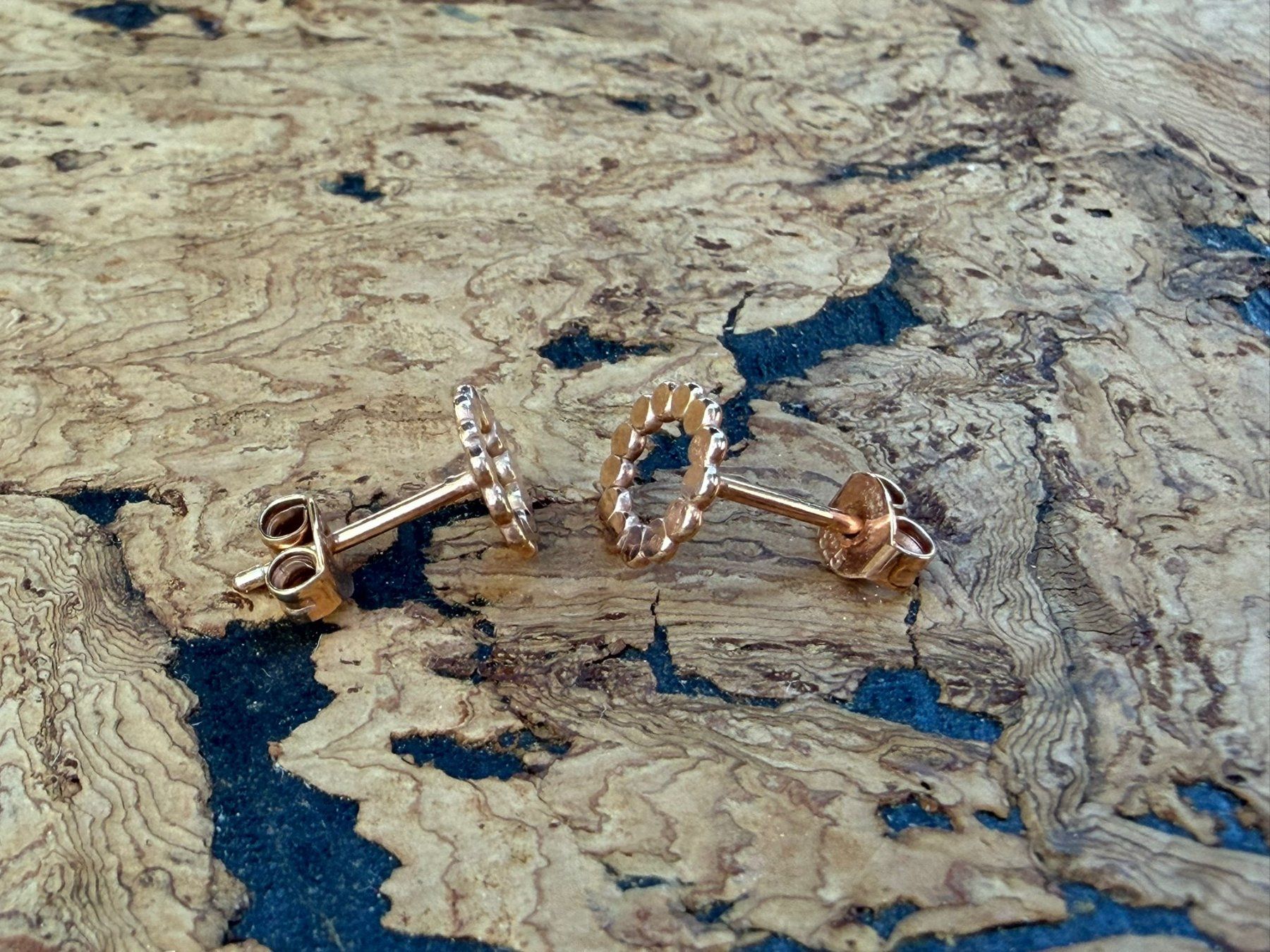 Ohrringe & -stecker: Silber-Ohrstecker 925 rose vergoldet – Gebraucht aus Liestal von Nizli 3