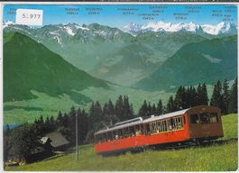 Vitznau-Rigi-Bahn mit den Berner Alpen