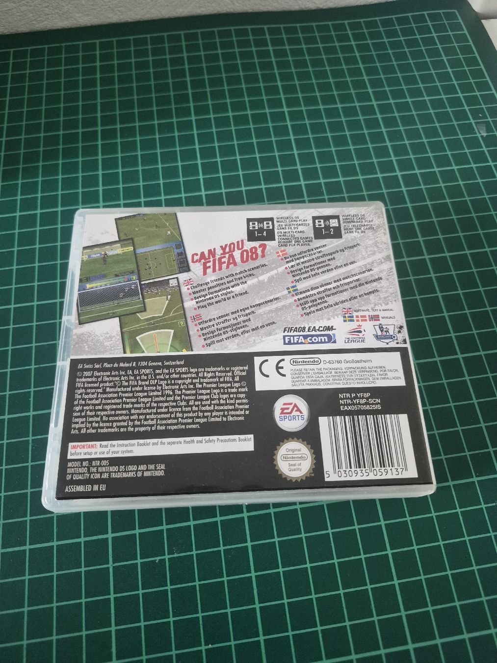 Nintendo Giochi: FIFA 08 Nintendo DS Game - Complete Edition  – Usato da Meyrin venduto da Retro-GZ 3