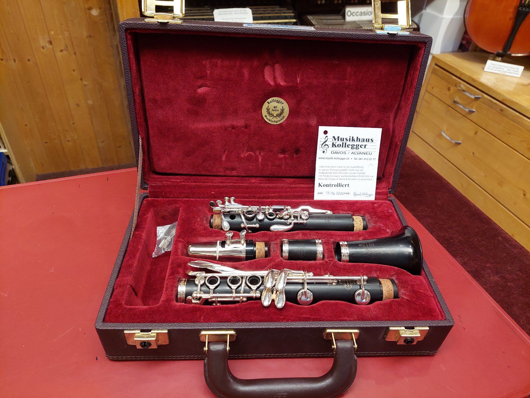 Buffet Crampon Musikinstrumente: C-Klarinette Buffet Crampon E 11 / Revidiert – Gebraucht aus Davos-Platz von musikhauskollegger