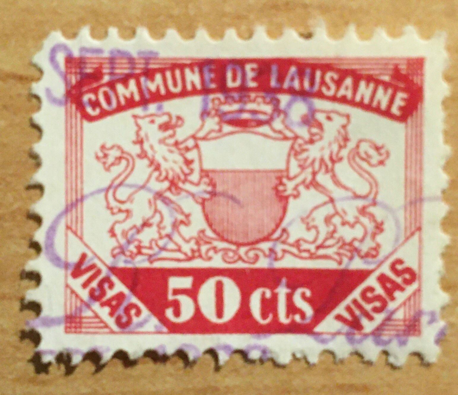 Tutti i francobolli: Fiskalmarke Commune de Lausanne Visas – Usato da Hunzenschwil venduto da zibu88