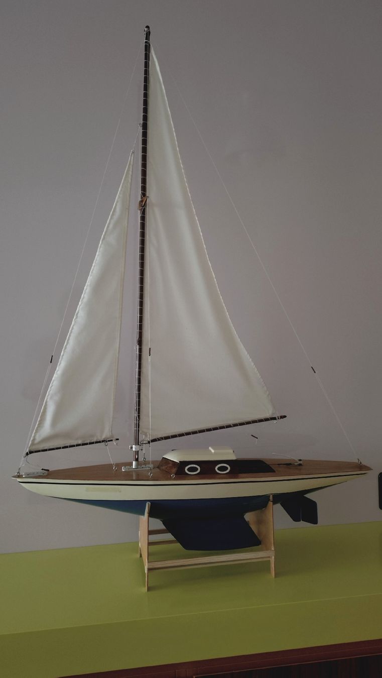 Modellbausätze & Standmodelle: Vintage Modell Segelboot  – Gebraucht aus Gockhausen von Rocko64