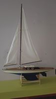 Vintage Modell Segelboot 