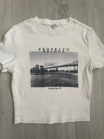  T-Shirt weiss Grösse M , Crop
