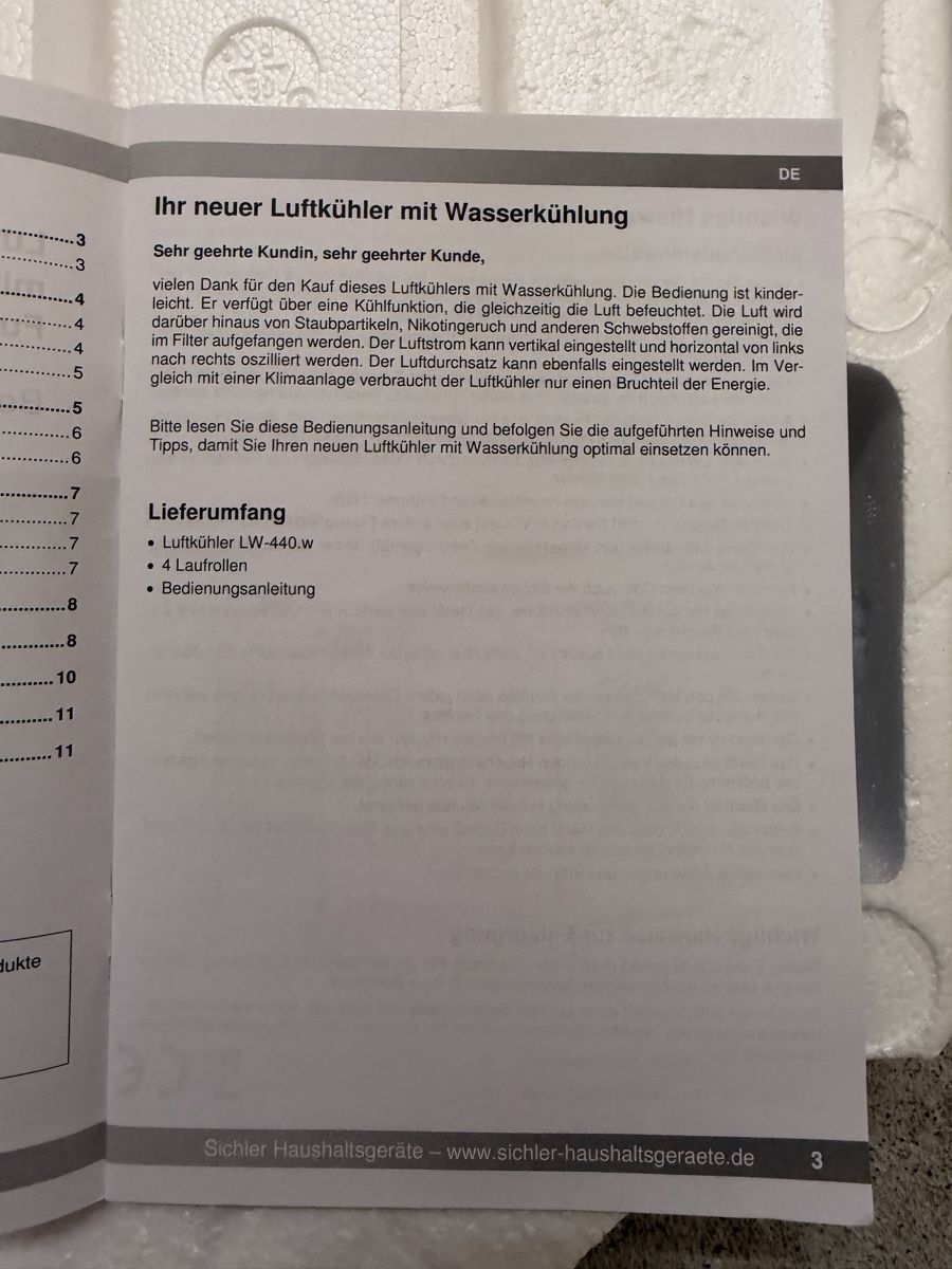 Condizionatori: Luftkühler NEU – Nuovo e nell'imballaggio originale da Zürich venduto da Gadgets2020 8