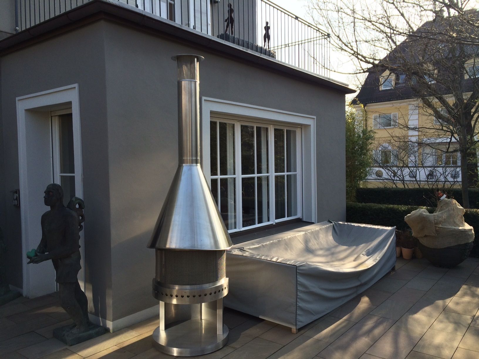 Camini: Cheminée Edelstahl Grillkamin NIRO – Nuovo e nell'imballaggio originale da Au SG venduto da Selwie 7