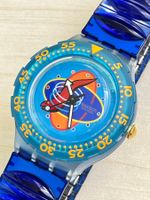 Swatch Taucheruhr Swiss Made Diver Blue 200m Rarität