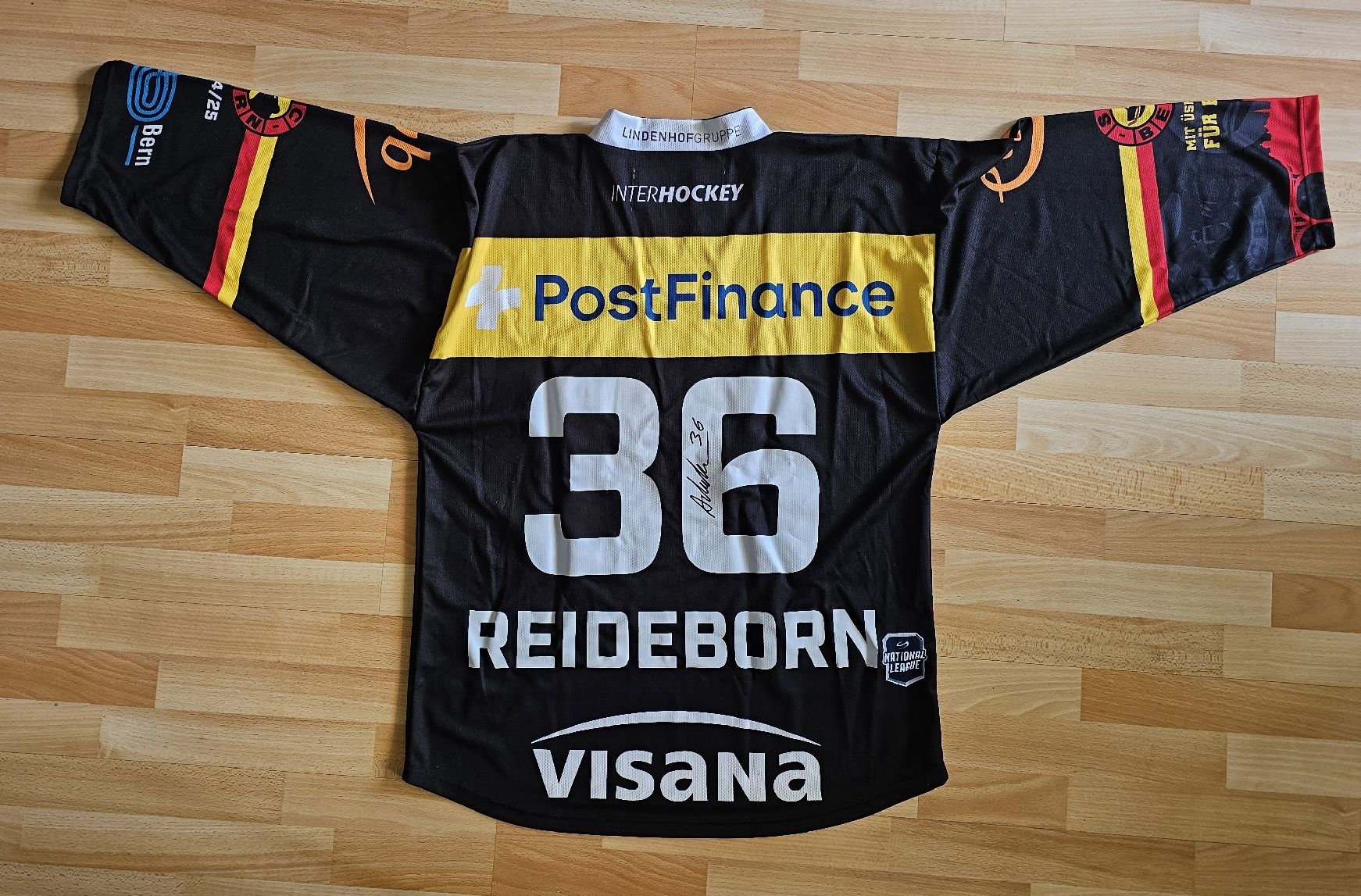 SC Bern Canottiere & Pantaloni: SC Bern Trikot #36 Reideborn – Nuovo e nell'imballaggio originale da Ittigen venduto da Sabi94 1