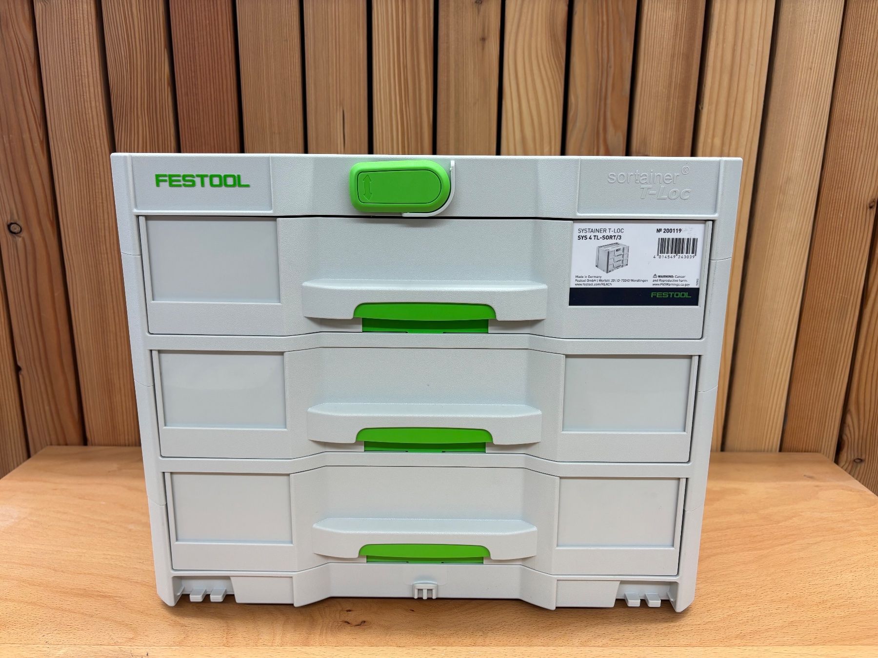 Festool Tutti gli attrezzi: FESTOOL Systainer SYS 4 TL-SORT/3 Schubladen Neuwertig – Nuovo (secondo la descrizione) da Winterthur venduto da ReUse_Baumarkt