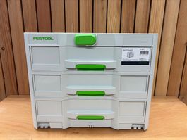 FESTOOL Systainer SYS 4 TL-SORT/3 Schubladen Neuwertig