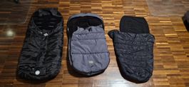 Pack 3x Winterfusssack für Kinderwagen, Top Zustand! Warm