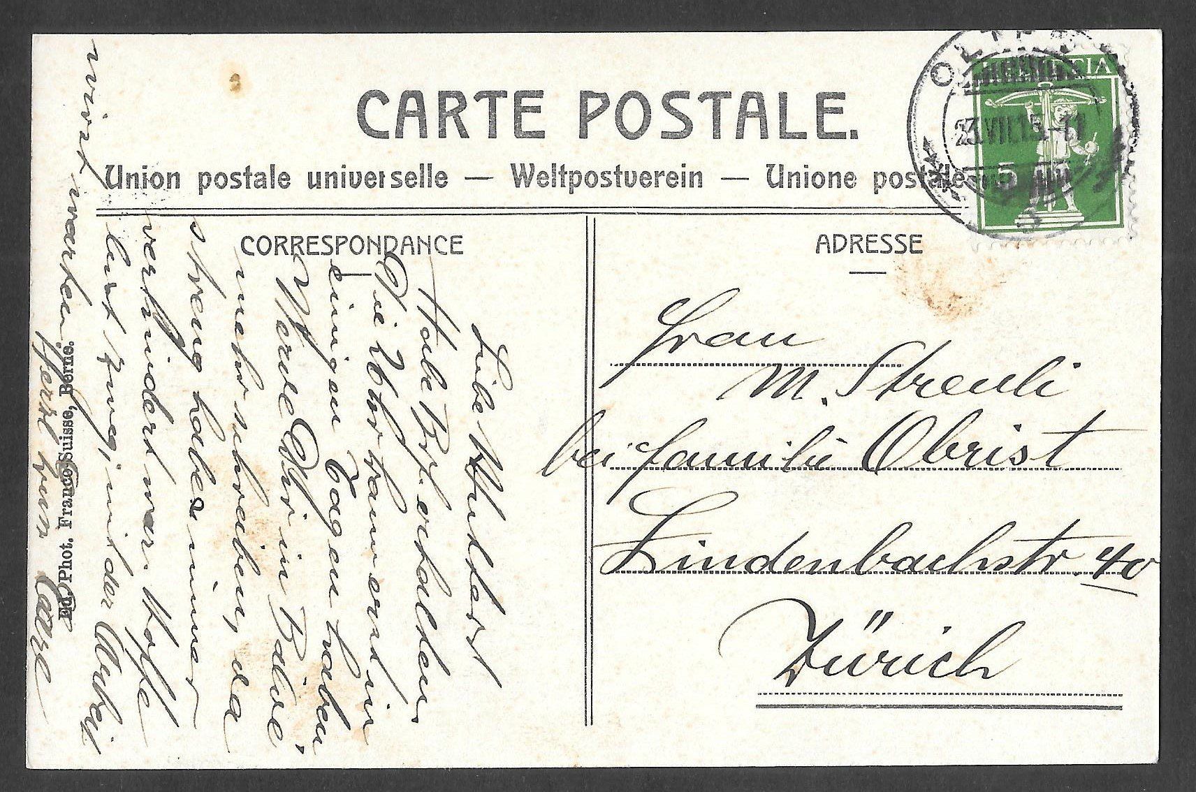 Cartoline postali: Olten Teilansicht mit Steinacher – Usato da Olten venduto da clotaldi 1