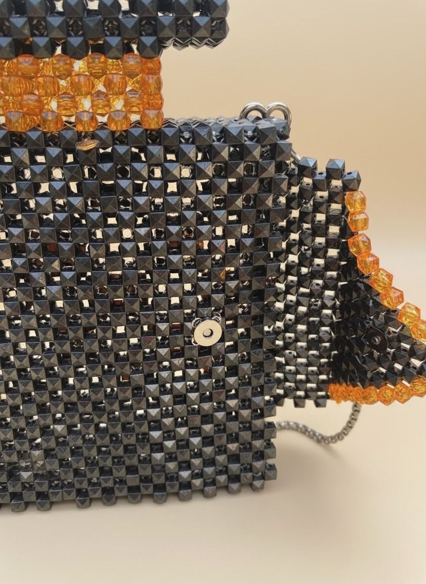 Taschen für Damen: Black Beaded Perfume Bottle Bag - Evening Glamour! – Neu und originalverpackt aus Saland von ele_vc96 3