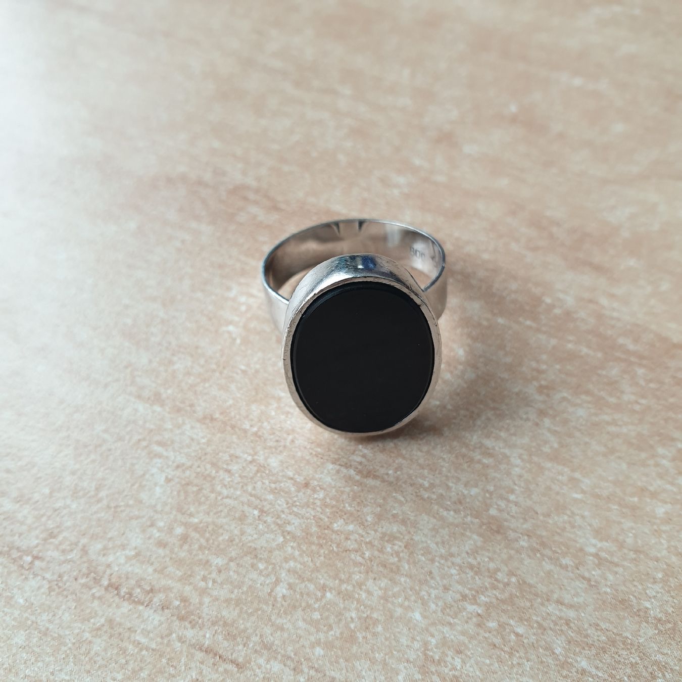 Bagues: 800er Silber Ring mit Onyx gr.17/57 – D'occasion à Winterthur par katzen07 4