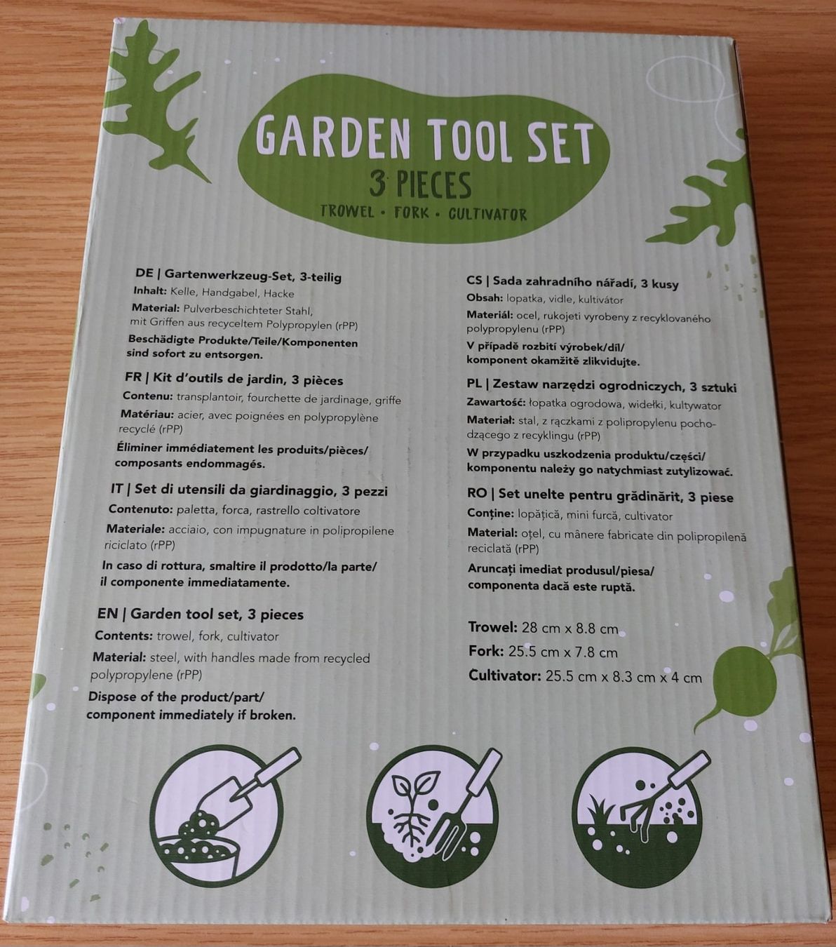 Alle Werkzeuge: Garden Tool Set. 3 Teiligesset – Neu und originalverpackt aus Urtenen-Schönbühl von Kahru 1
