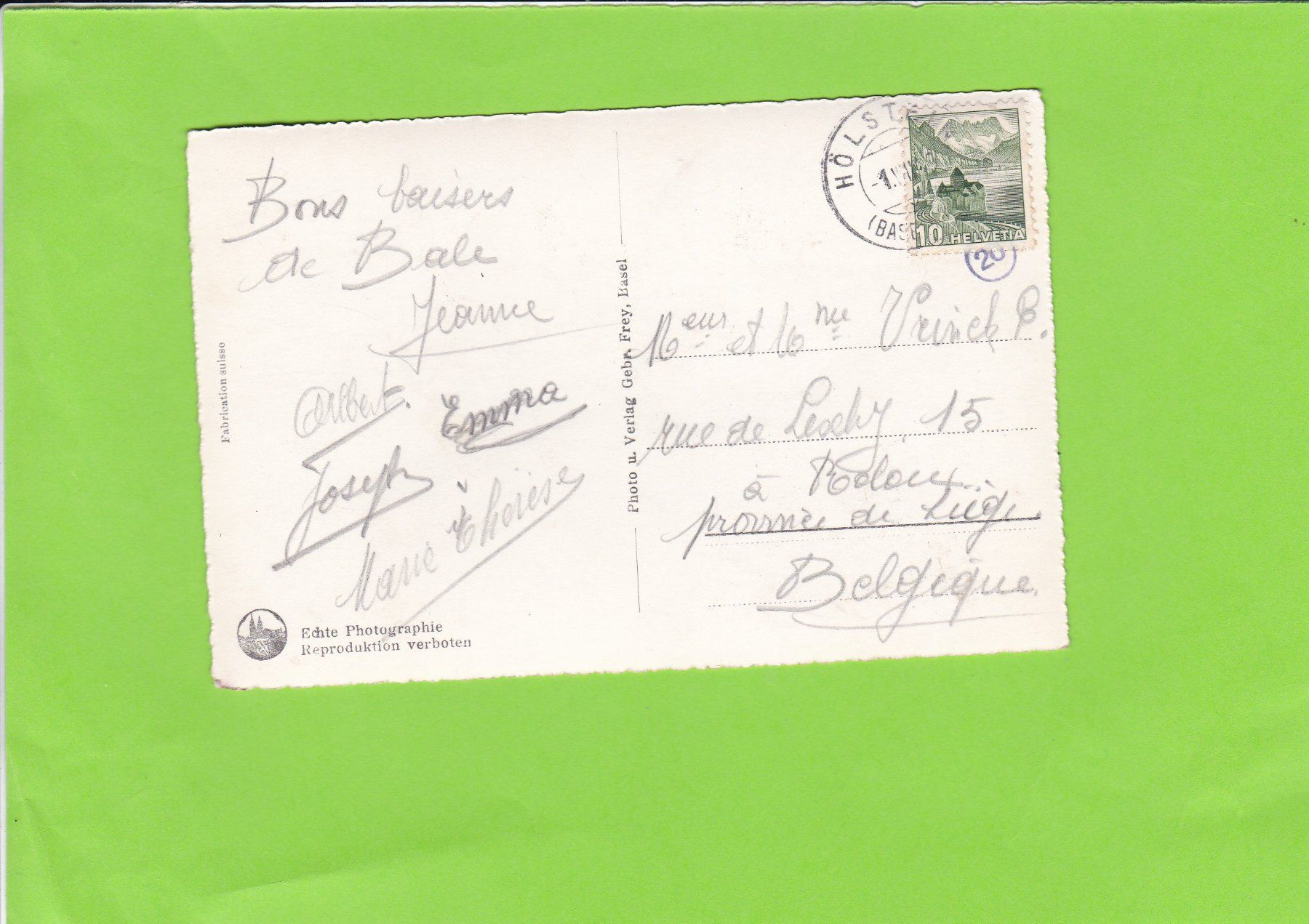 Cartes postales: Basel-Rheinpartie – D'occasion à St. Peterzell par neckertal 1