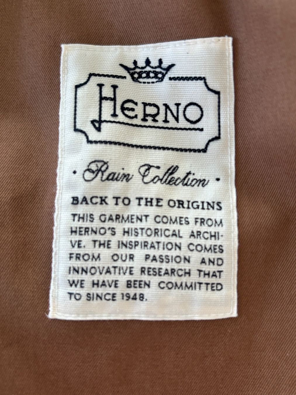 Herno Giacche: Herno Trenchcoat cognac - EU 36 - Top Zustand – Usato da Bottmingen venduto da Merkur_Basel 6