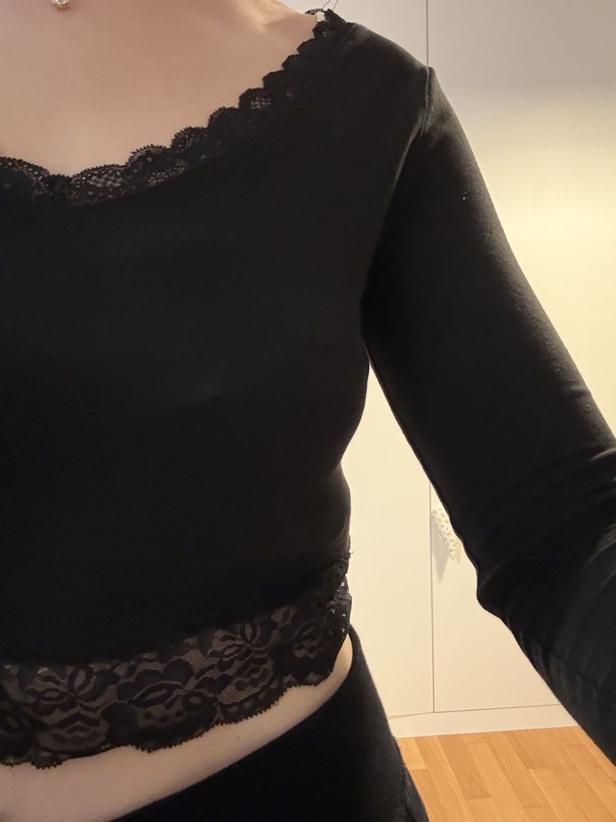 Tops: Even&Odd Top, Langarm mit Spitzen – Neu (gemäss Beschreibung) aus Unterägeri von ann_x8pf 1