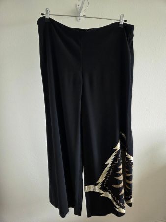 Schwarze weite Hosen von Ralph Lauren