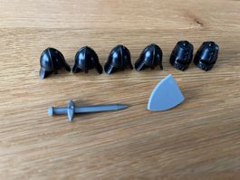 Lego Castle / Kingdoms Ritter Helme, Schwert und Schild