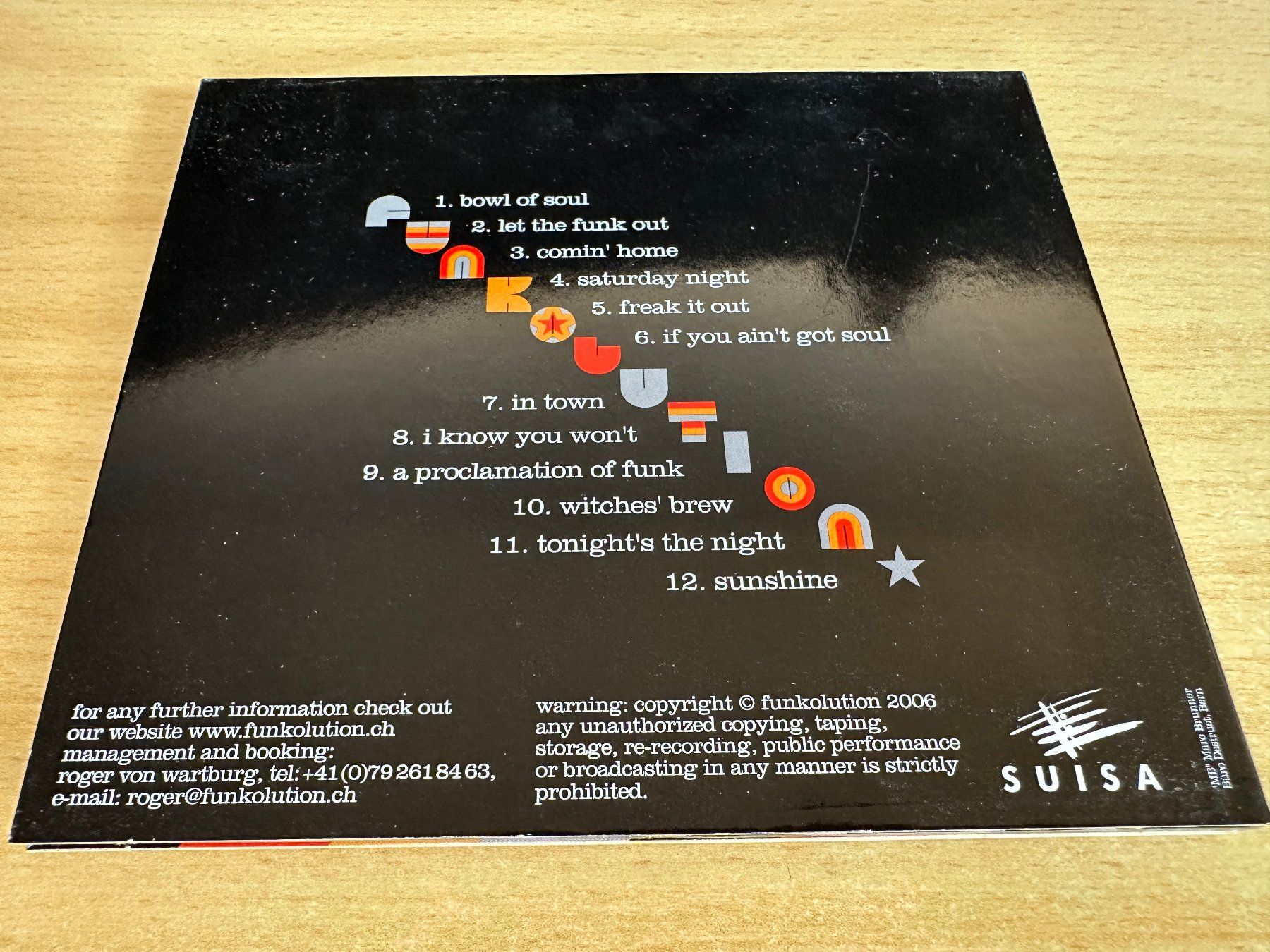 CD: Funkolution – ...In Town – Usato da Rikon im Tösstal venduto da Alpenmutz 1