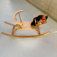 Schaukelpferd aus Holz für Kinder guter Zustand gebraucht
