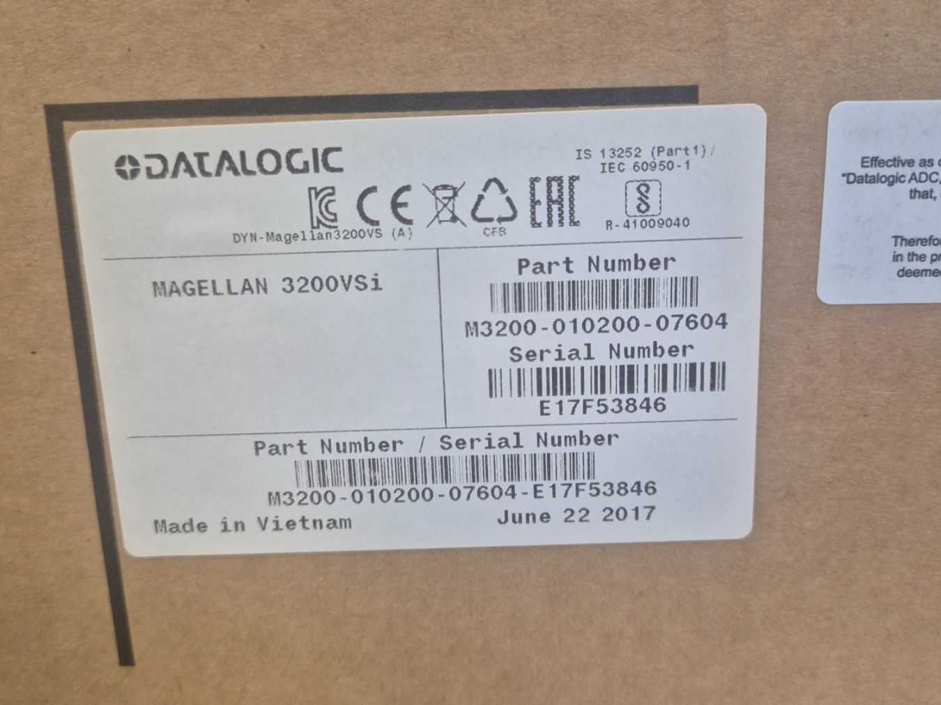 Scanner: Datalogic Magellan 3200VSi Kassenscanner – Nuovo e nell'imballaggio originale da Lyss venduto da mar_5sbt 2