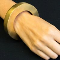Unisex Designer Armreif / Big Hollow Braclet