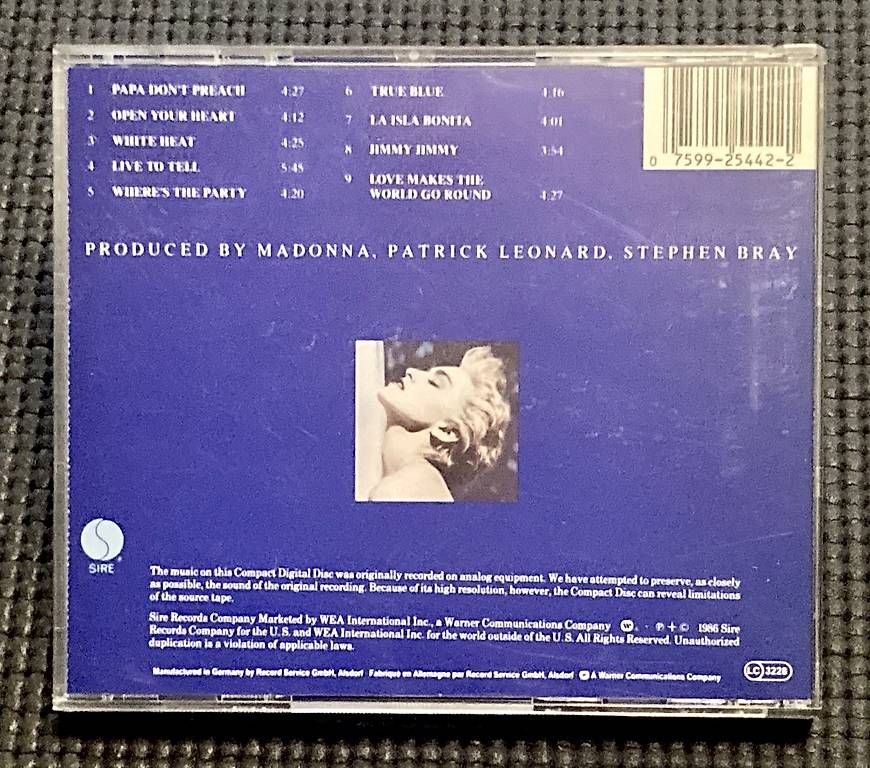 CD: CD-Set Madonna (True Blue, Music) – Usato da Basel venduto da Ricardo_X 2