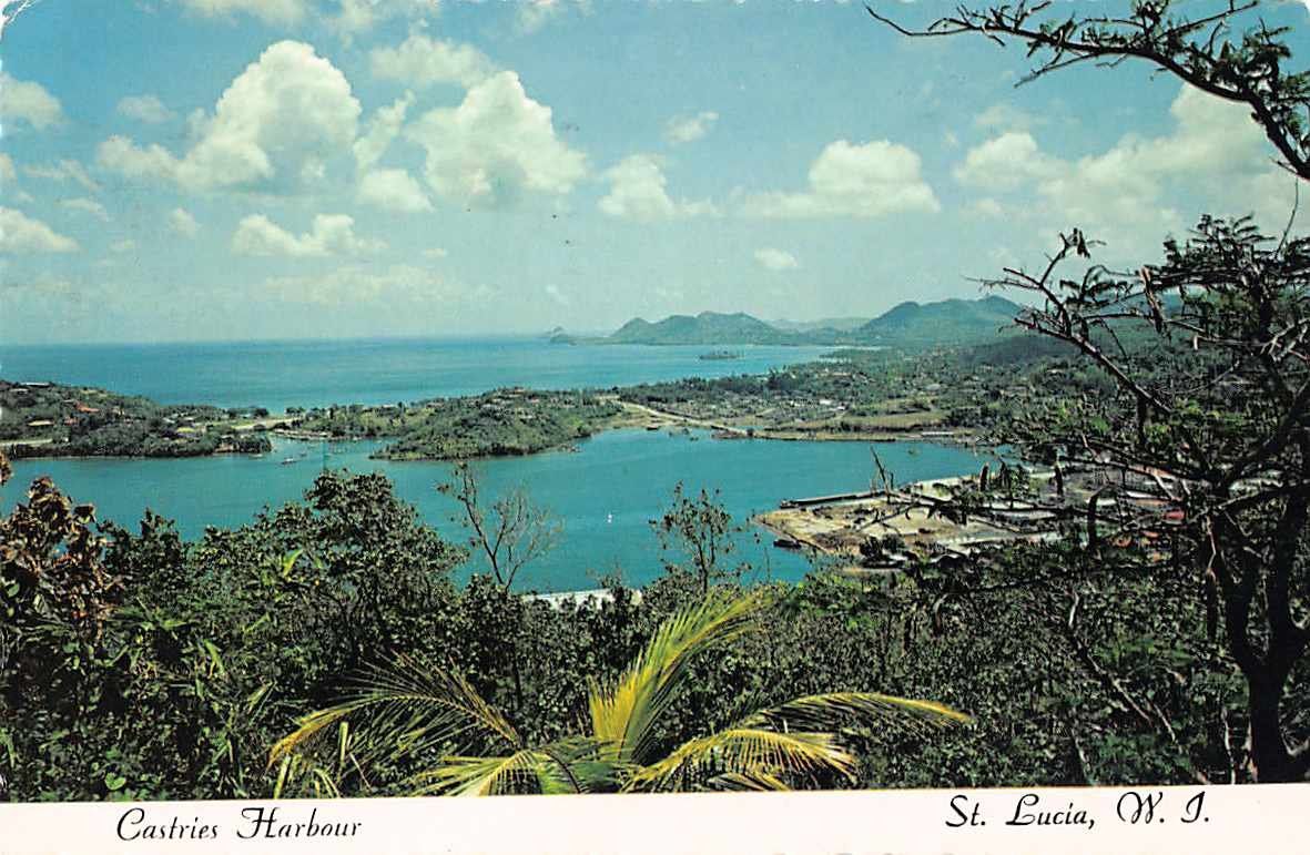 Cartoline postali: EXOTISCHE Ansichtskarten 5x KARIBIK - in die Schweiz – Usato da Lufingen venduto da TopAnsichtskarten 4