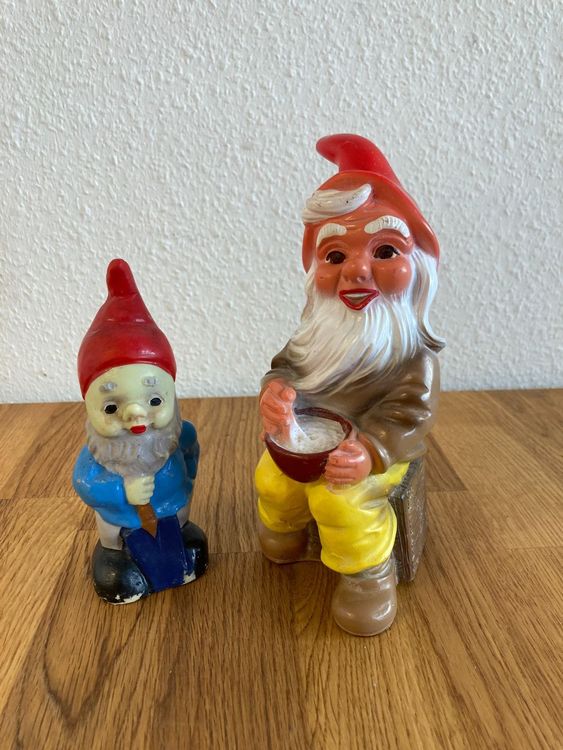 Mini-Gartenzwerge Aus Harz (2 Stück) – Süße Deko Für Blumentöpfe, Terrasse Oder Aquarium