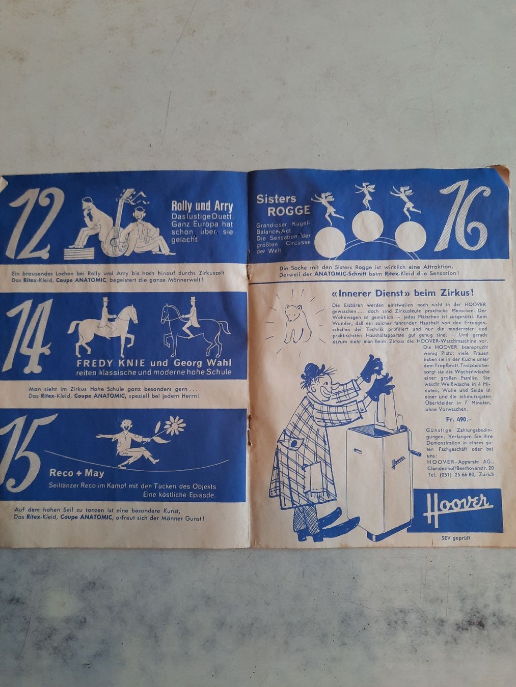 Dokumente: Circus Knie Programmheft 1953 – Gebraucht aus Nottwil von mar_jqm7 5