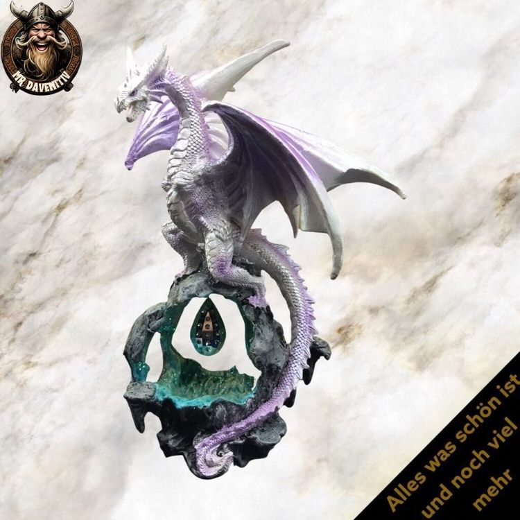 Drachen Energie Kuscheltier - Grüner Drache Mit Fl Produktbild-Vorschau 3