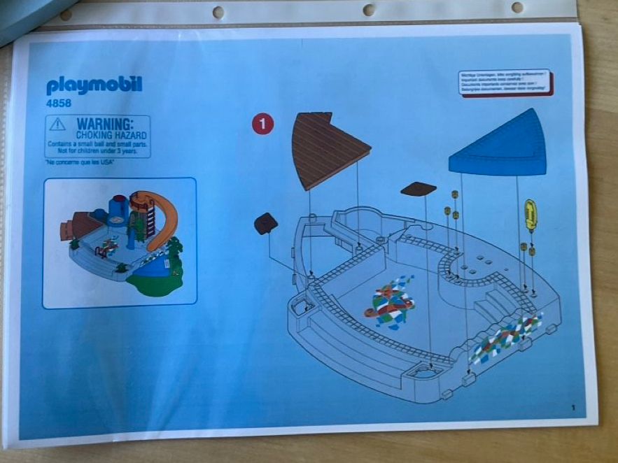 Playmobil Giocattoli: Playmobil Freibad mit Rutsche – Usato da Chur venduto da itaevalta 4