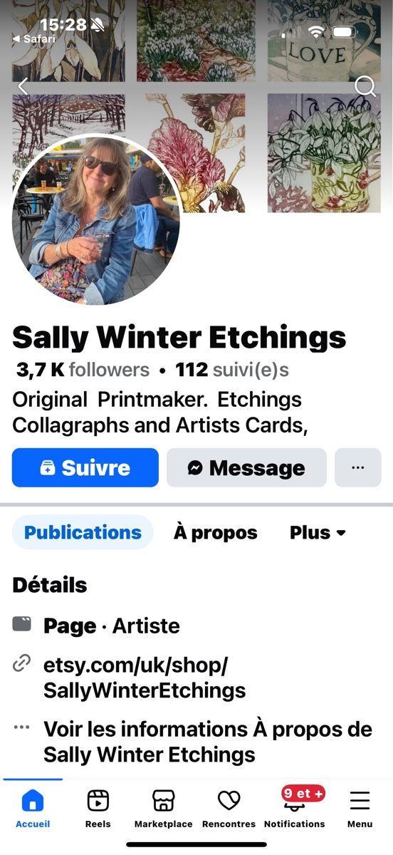Dipinti: Chats / Oeuvre originale idée Kdo / Sally Winter / estampe – Usato da Sergey venduto da sylviegut 3