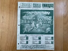 Original Flipper Handbuch Striker Xtreme