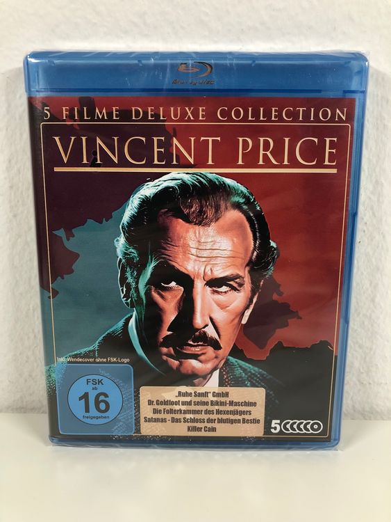 Vincent Price - 5 Filme Deluxe Collection (Bluray NEU & OVP) (Neu und ...