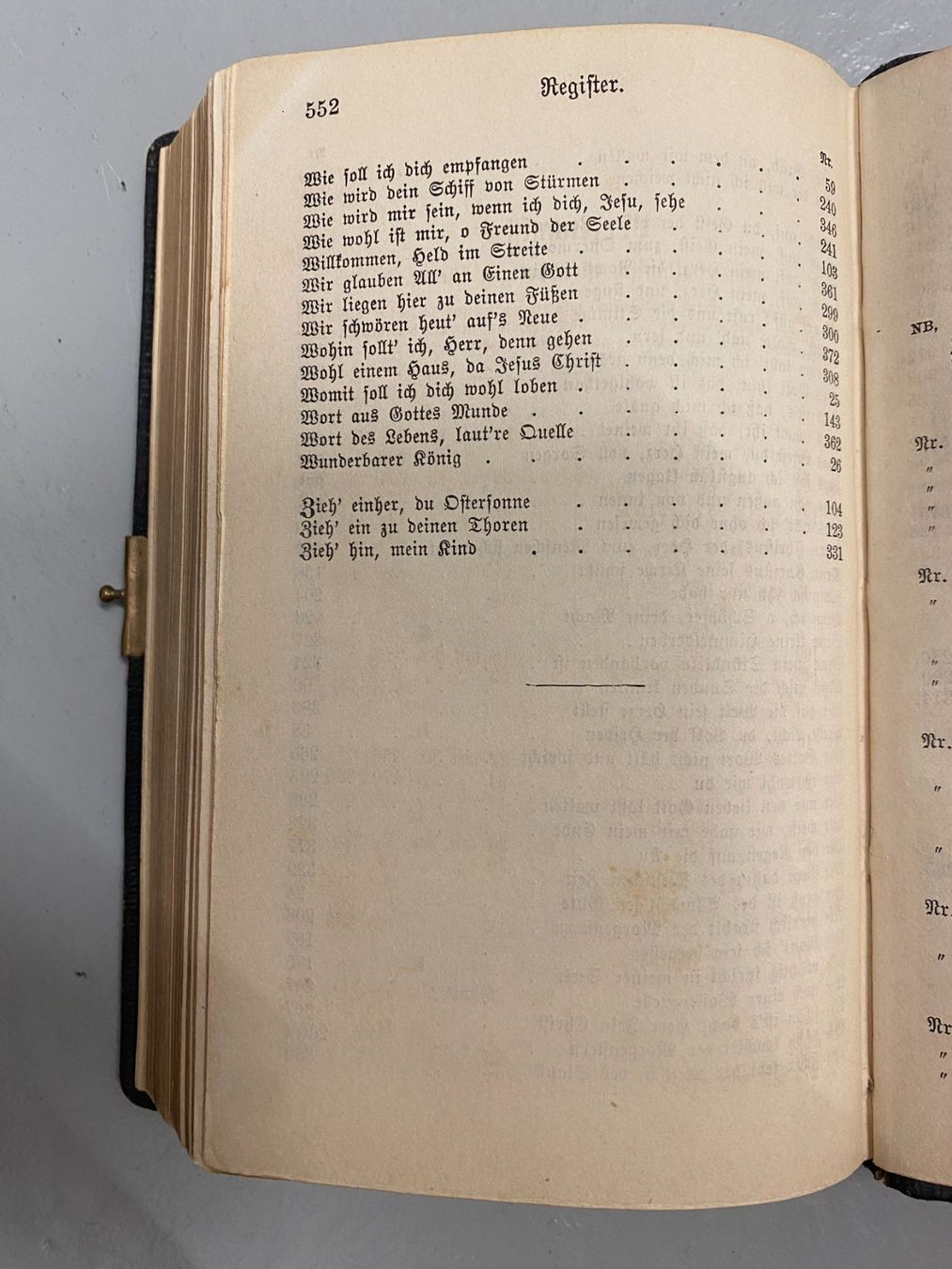Libri: Antikes Gesangbuch mit Perlmuttverschluss von 1888 – Usato da Unterterzen venduto da bac_287t 3