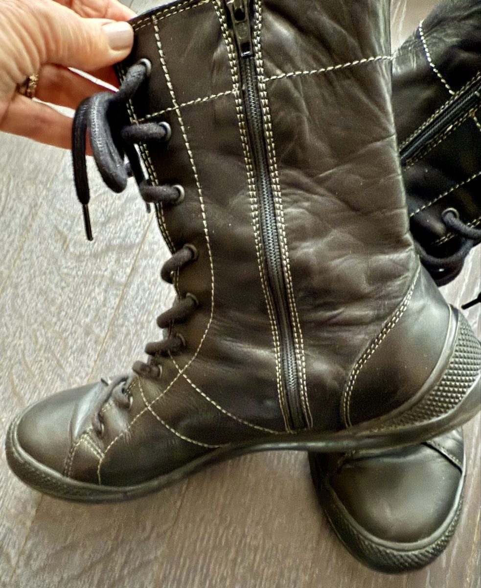 Herrenschuhe: Baskets cuir fin PATAUGAS hommes 43 – Gebraucht aus GRIMISUAT von toinou 2