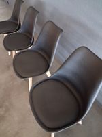 4 Stühle Eloise, schwarz, Polypropylen