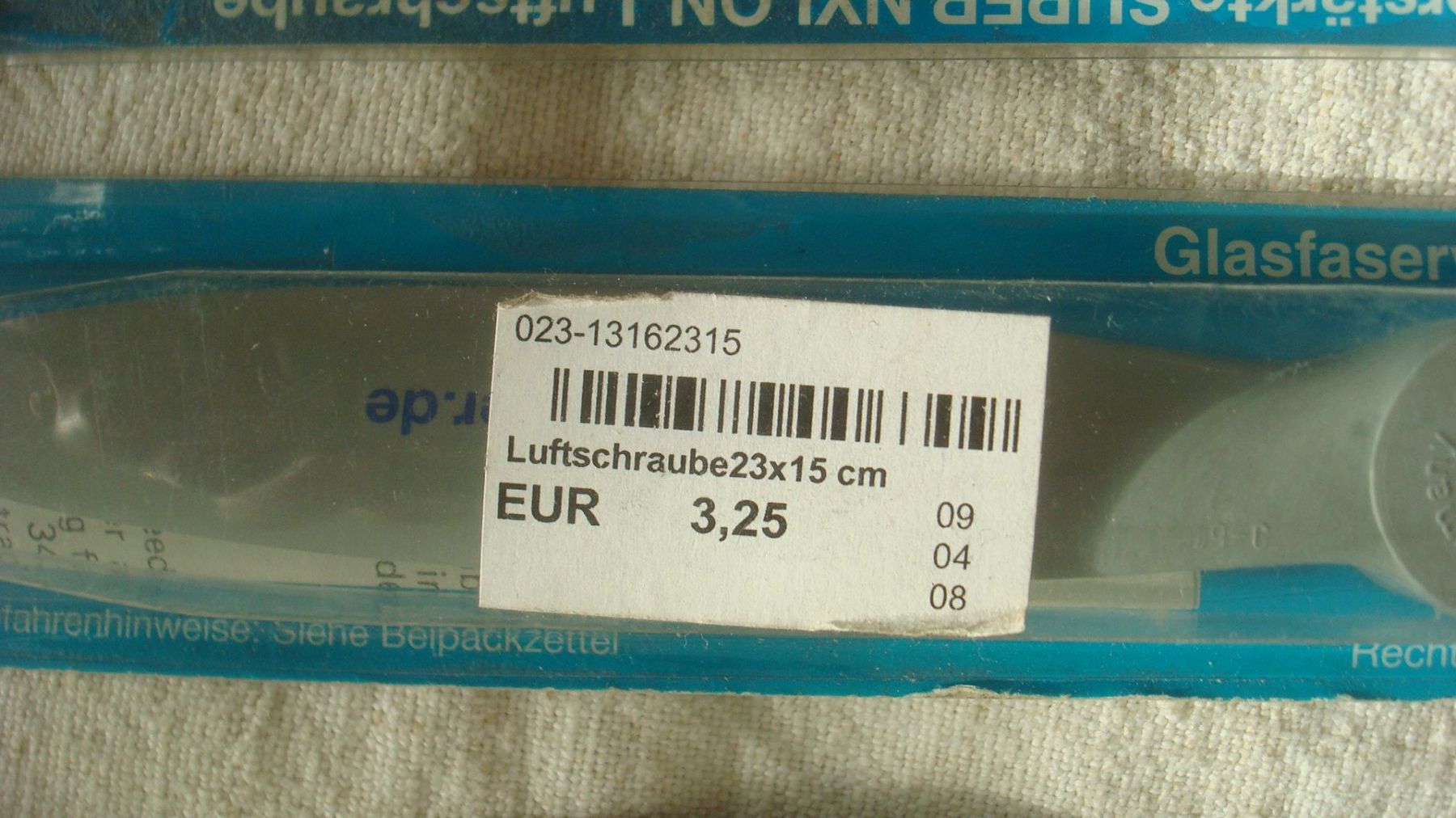 Graupner RC Modellbau: 4 Glasfaserverstärkte Super Nylon-Luftschrauben  Graupner – Neu (gemäss Beschreibung) aus Münchenstein von Pesci6 1