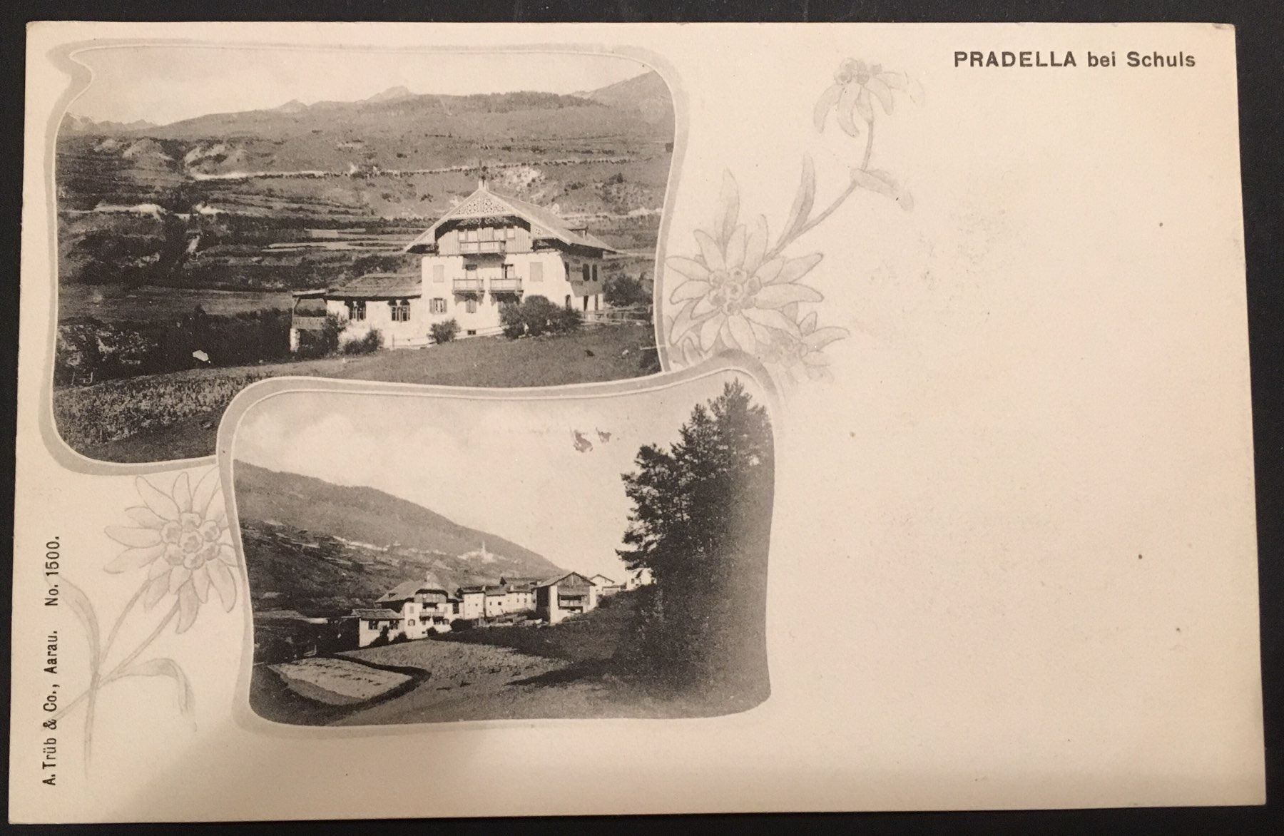 Cartoline postali: Pradella bei Schuls – Usato da Kreuzlingen venduto da Rschweiz1