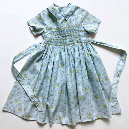 Kleid Mädchen pastell oviesse Italy VINTAGE 1980s