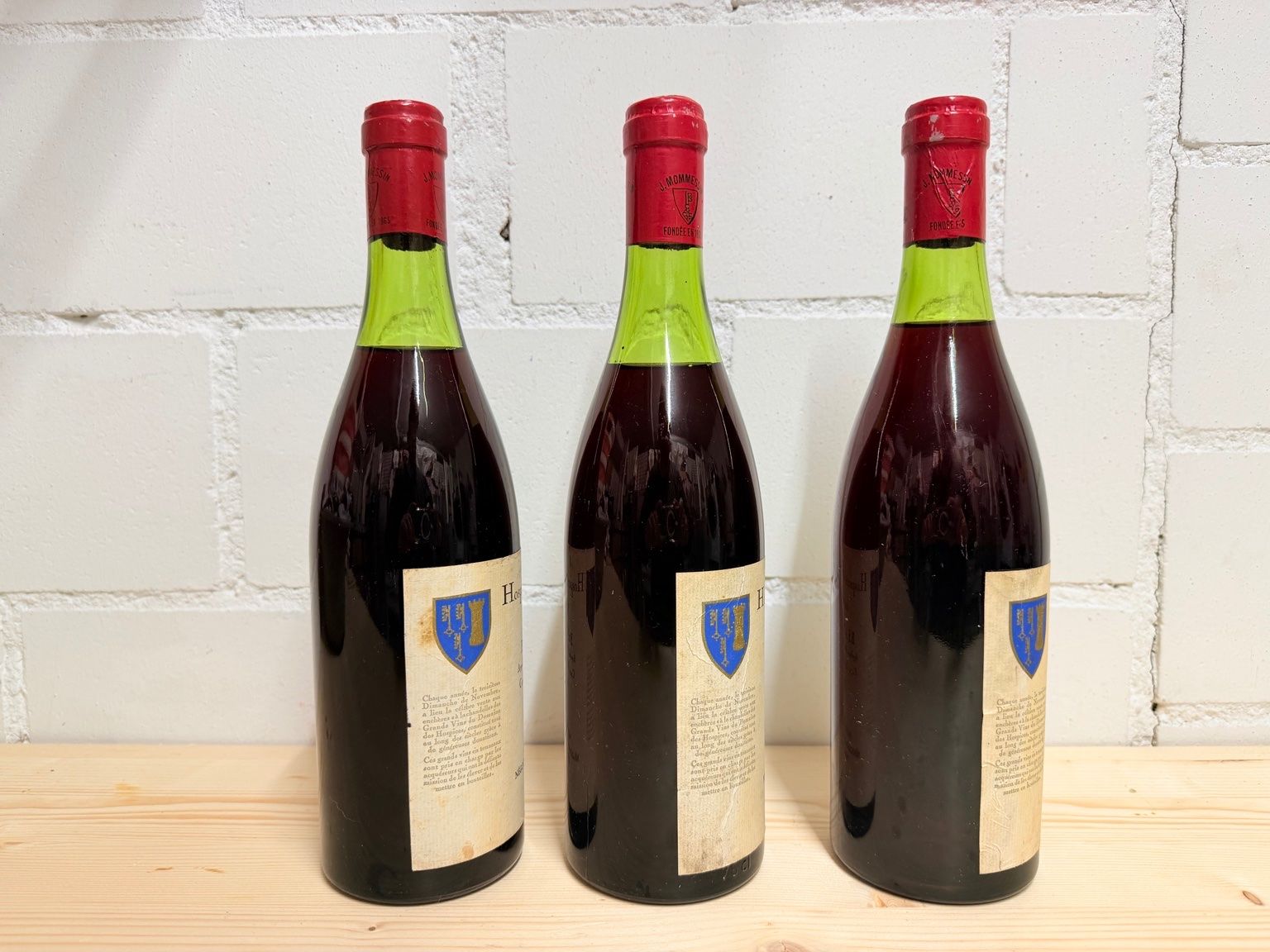 Vino: Hospices de Beaune 1972 - 3 Flaschen – Nuovo (secondo la descrizione) da Root venduto da Jo.Di 3