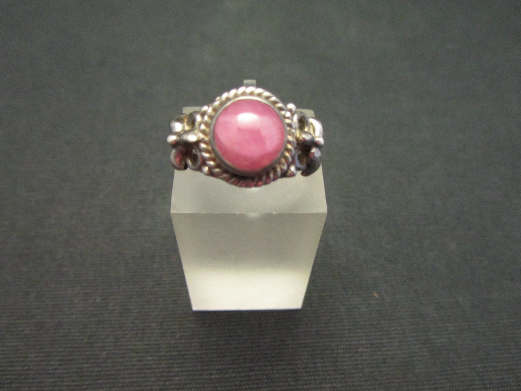Ringe: Silberring mit rosa Stein – Gebraucht aus Basel von spinne02 6