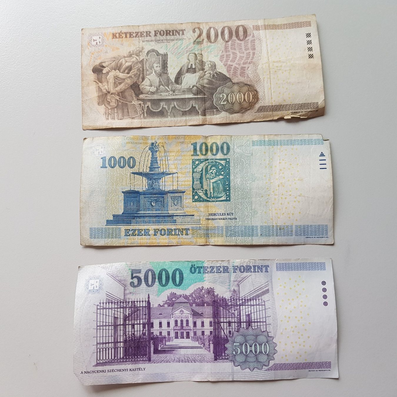 Banknoten: 8000 Ft Hungarian Forint – Gebraucht aus Winterthur von  1