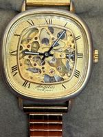 Armbanduhr Angelus Skelett Zifferblatt 33 mm gebraucht