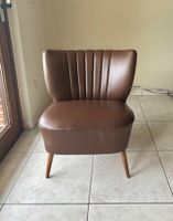Vintage Cocktailsessel – 50er/60er Jahre – Braun
