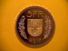 5 Fr. 2017 unz aus Münzsatz